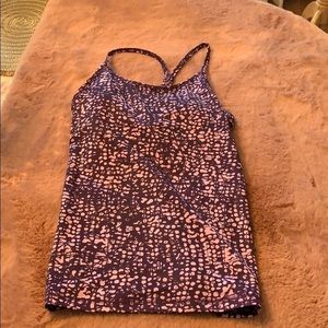 Champion Duo Dry XS Top with bra in EUC purple